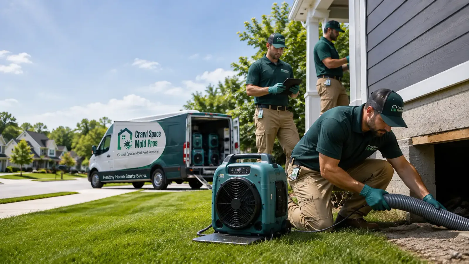 Crawl Space Mold Removal in Reliance, SD